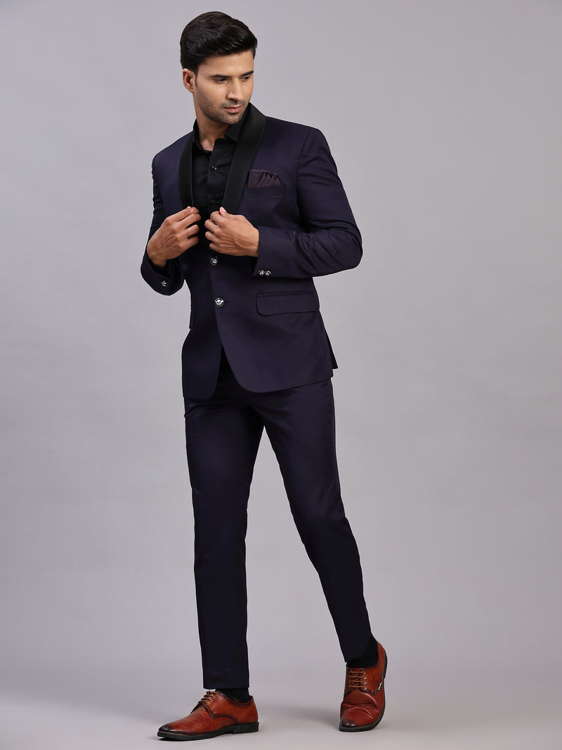 Mans Fab Men Single Breasted Solid Suit-013