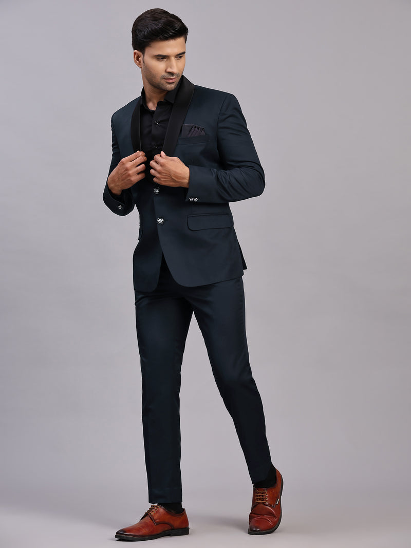 Mans Fab Men Single Breasted Solid Suit-012
