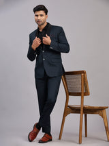 Mans Fab Men Single Breasted Solid Suit-012