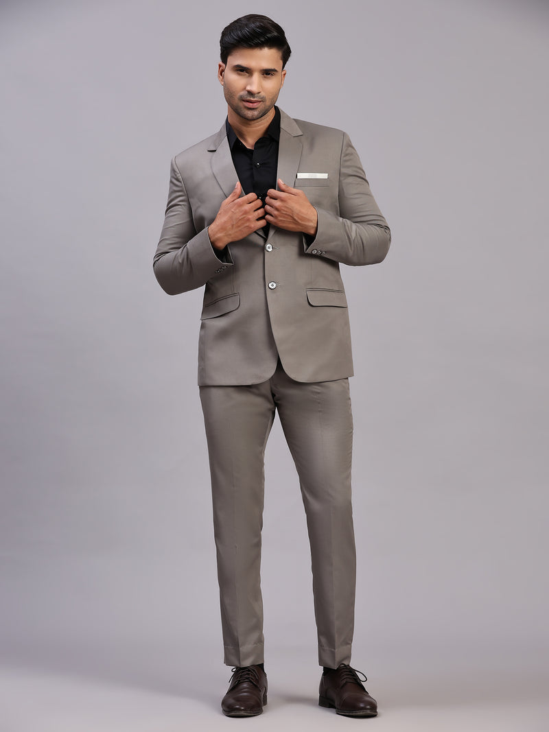 Mans Fab Men Single Breasted Solid Suit-010