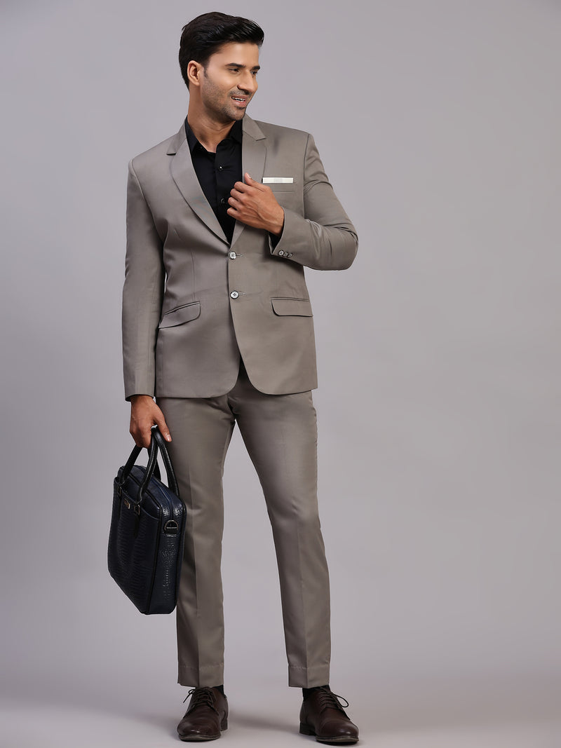 Mans Fab Men Single Breasted Solid Suit-010