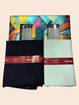 Siyaram"s Cotton Blend Printed Shirt & Trouser Fabric