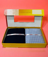 Raymond  Unstitched Cotton Blend Shirt & Trouser Fabric.