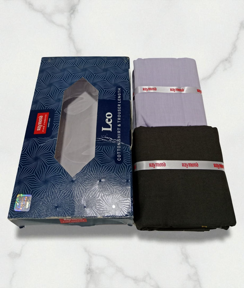 Raymond  Unstitched Cotton Blend Shirt & Trouser Fabric.