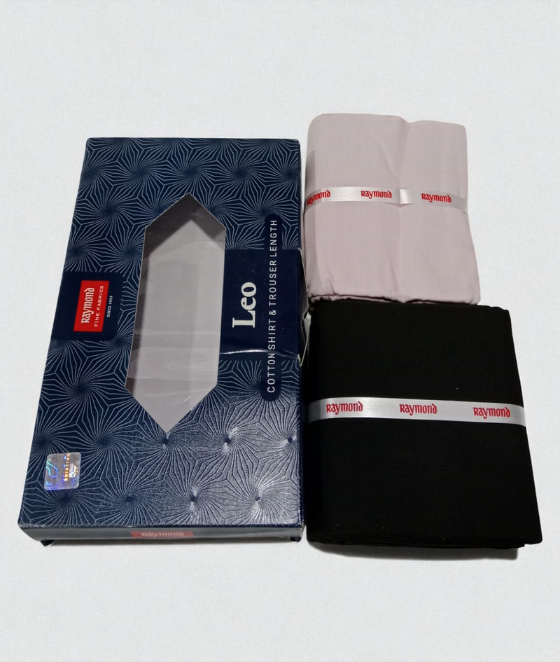 Raymond  Unstitched Cotton Blend Shirt & Trouser Fabric.