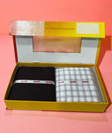 Raymond  Unstitched Cotton Blend Shirt & Trouser Fabric.