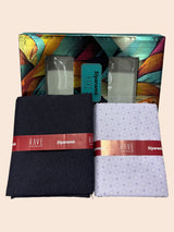 Siyaram"s Cotton Blend Printed Shirt & Trouser Fabric