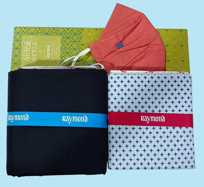 Raymond Unstitched Cotton Shirt & Trouser Fabric.