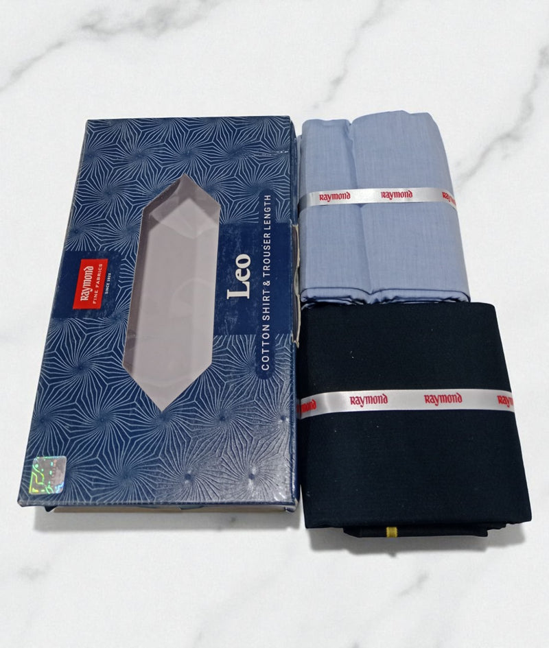Raymond  Unstitched Cotton Blend Shirt & Trouser Fabric.