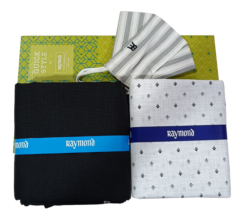 Raymond Unstitched Cotton Shirt & Trouser Fabric.