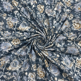 Linen Club European Linen Flower Print Shirting Fabric 1.60 Meter – Linen Club
