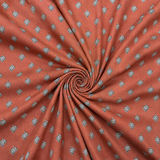 Linen Club European Linen Flower Print Shirting Fabric 1.60 Meter – Linen Club