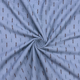 Linen Club European Linen Printed Shirting Fabric 1.60 Meter