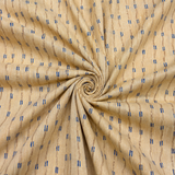 Linen Club European Linen Small Print Shirting Fabric 1.60 Meter