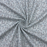 Linen Club European Linen Small Print Shirting Fabric 1.60 Meter