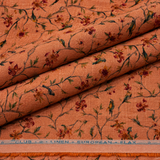 Linen Club European Linen Flower Print Shirting Fabric 1.60 Meter – Linen Club