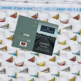 Linen Club Printed Linen Shirting Fabric – 1.60 Meter
