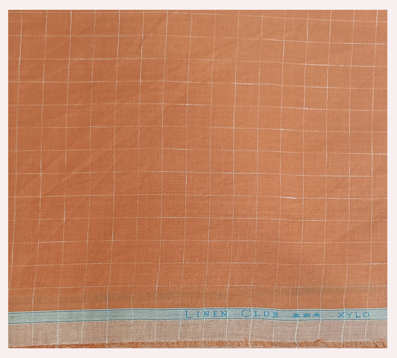 Aditya Birla Linen Club Solid Print Shirt Fabric (Unstitched) LINEN-CLUB