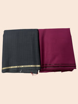 Raymond Polycotton Self Design Shirt & Trouser Fabric