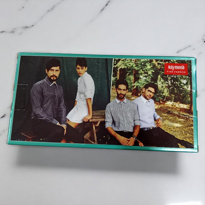 Raymond Unstitched Cotton  Checkered Shirt & Trouser Fabric.