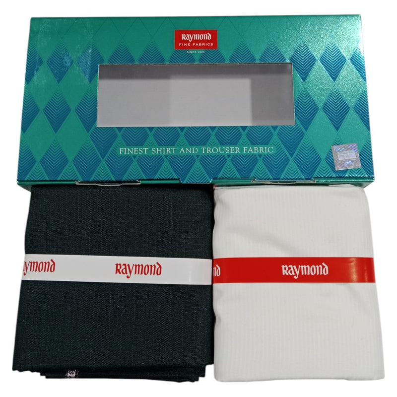 Raymond Unstitched Cotton  Checkered Shirt & Trouser Fabric.