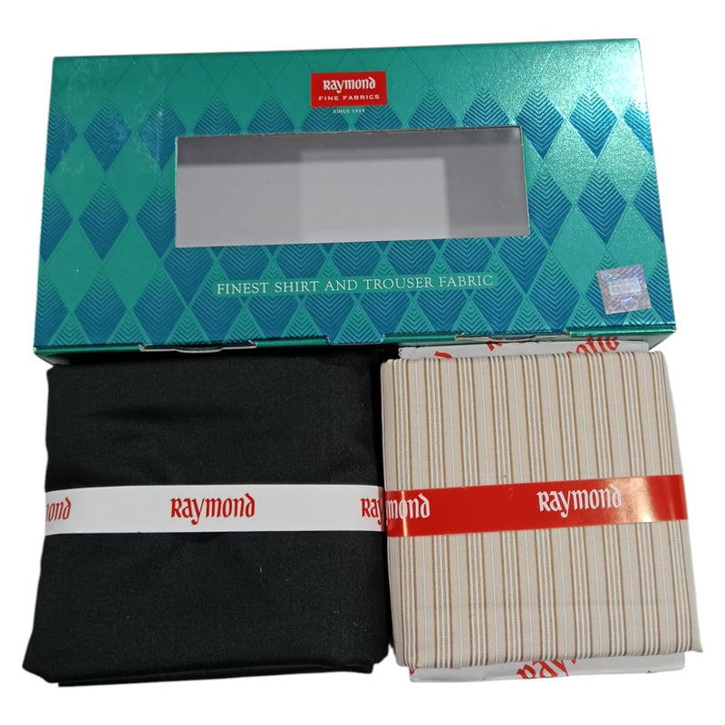 Raymond Unstitched Cotton  Checkered Shirt & Trouser Fabric.