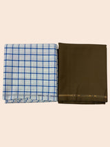 Raymond Polycotton Self Design Shirt & Trouser Fabric