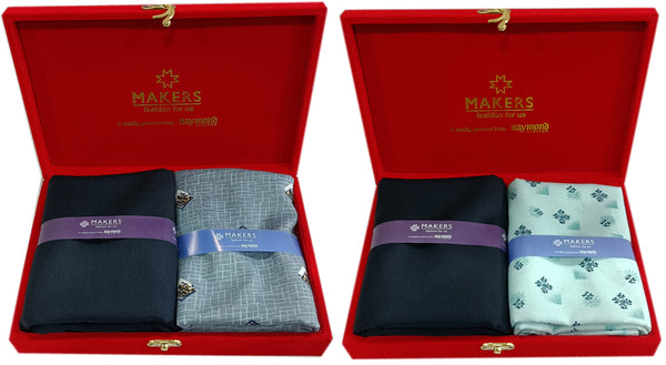 Raymond Cotton Blend Shirt & Trouser Fabric VELVET Combo-(2)