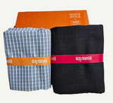Raymond Cotton Blend Solid, Checkered Shirt & Trouser Fabric