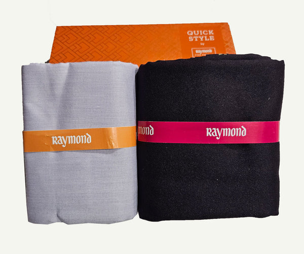Raymond Cotton Blend Solid, Checkered Shirt & Trouser Fabric