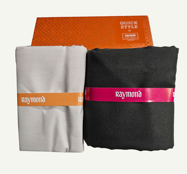 Raymond Cotton Blend Solid, Checkered Shirt & Trouser Fabric