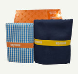 Raymond Cotton Blend Solid, Checkered Shirt & Trouser Fabric
