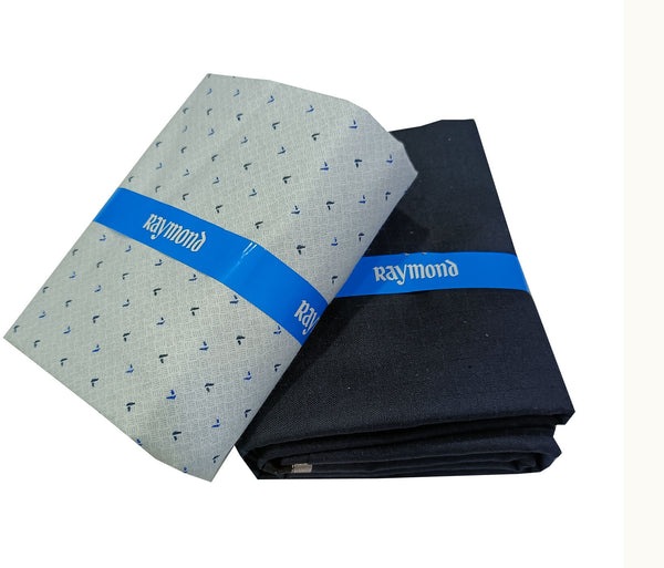 Raymond Cotton Blend Solid, Checkered Shirt & Trouser Fabric