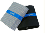 Raymond Cotton Blend Solid, Checkered Shirt & Trouser Fabric