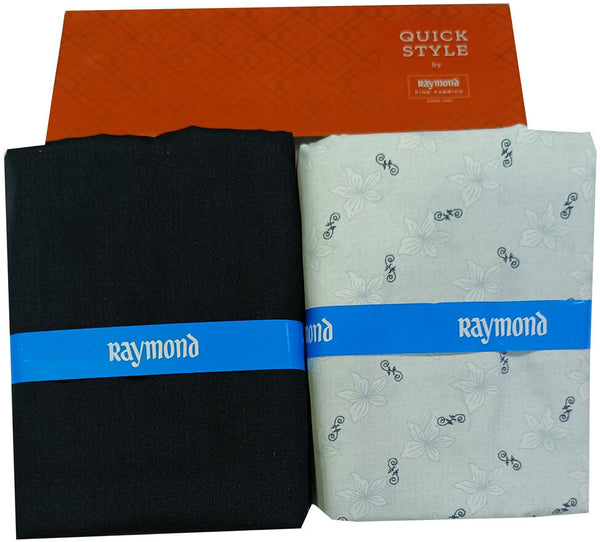 Raymond Cotton Blend Solid, Checkered Shirt & Trouser Fabric