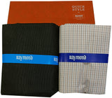 Raymond Cotton Blend Solid, Checkered Shirt & Trouser Fabric