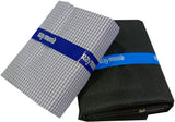 Raymond Cotton Blend Solid, Checkered Shirt & Trouser Fabric