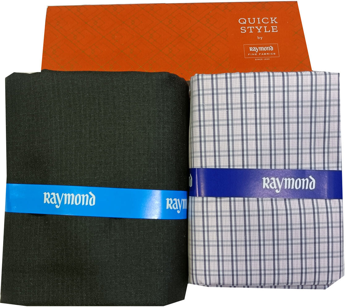 Raymond Cotton Blend Solid, Checkered Shirt & Trouser Fabric – Mansfab