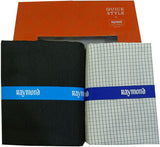 Raymond Cotton Blend Solid, Checkered Shirt & Trouser Fabric