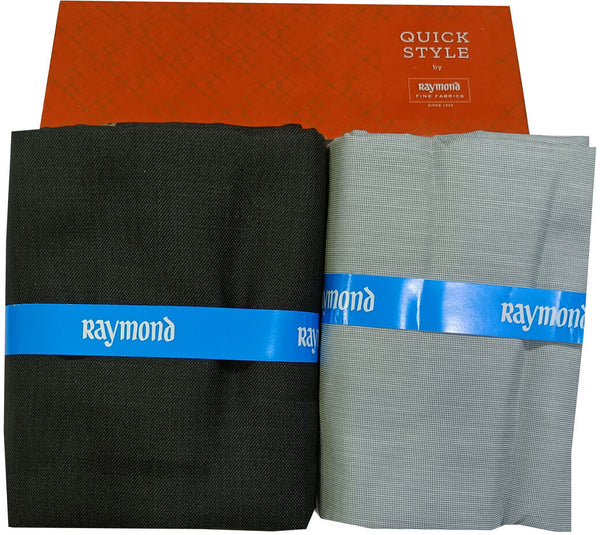 Raymond Cotton Blend Solid, Checkered Shirt & Trouser Fabric