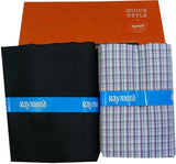 Raymond Cotton Blend Solid, Checkered Shirt & Trouser Fabric