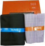 Raymond Cotton Blend Solid, Checkered Shirt & Trouser Fabric
