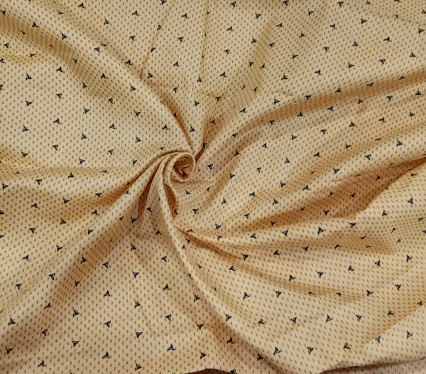 MANSFAB Mans Fab Cotton Blend Printed Shirt Fabric