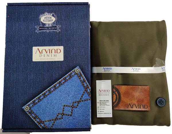 Arvind Unstitched Cotton Trouser Fabric Solid-023
