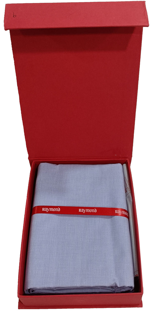Raymond Unstitched Pure Cotton Shirt Fabric Self Design