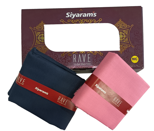 Siyaram"s  Unstitched Cotton Plain Shirt & Trouser Fabric.