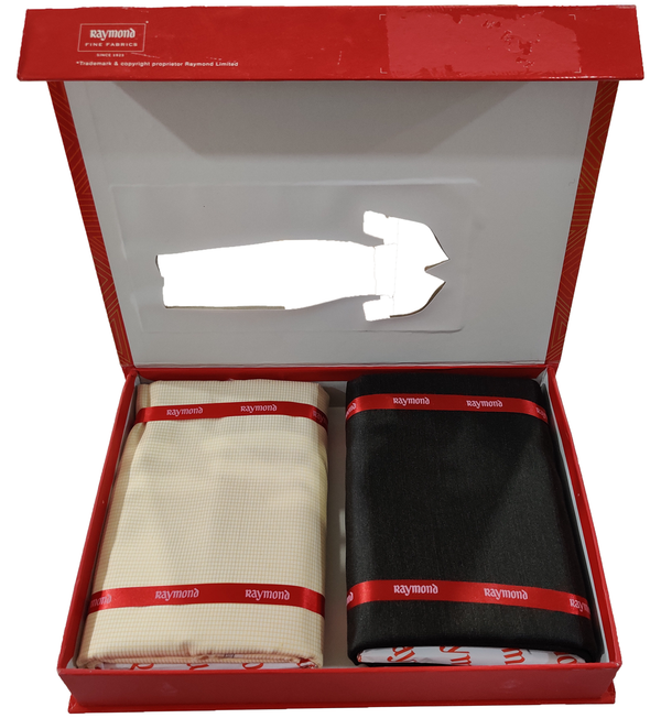 Raymond  Unstitched Cotton Shirt & Trouser Fabric Printed