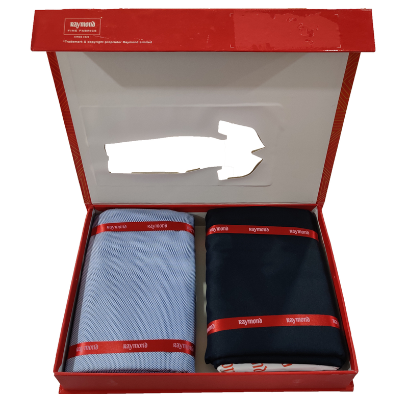 Raymond  Unstitched Cotton Shirt & Trouser Fabric Printed