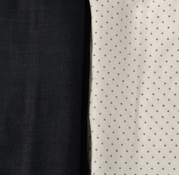 Raymond Poly Viscose Polka Dot Printed Shirt & Trouser Fabric  (Unstitched)