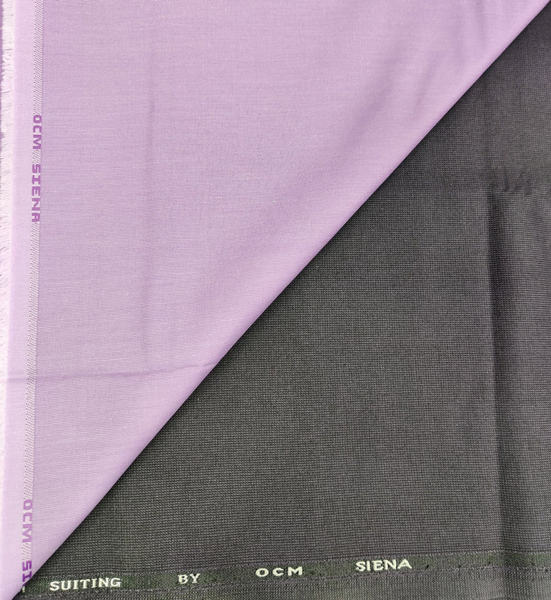 OCM Men's Cotton Shirt & Poly Viscose Trouser Fabric Combo Unstitched (Free Size) SILSILA-1011